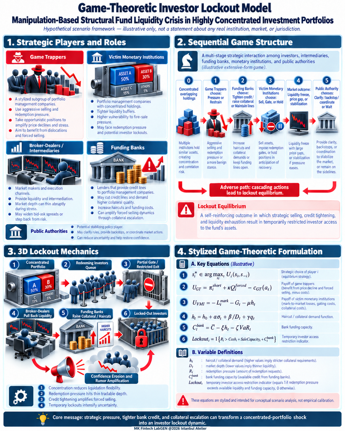 Game-theoretic investor lockout model poster